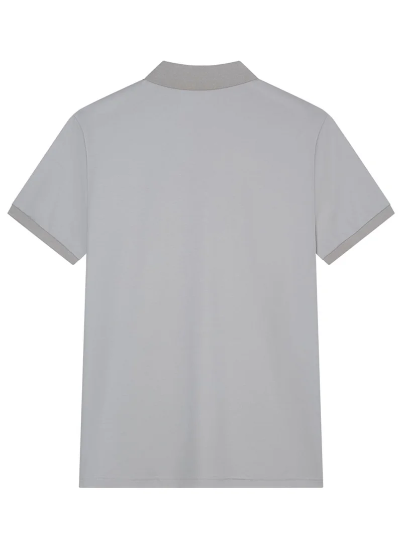 جيوردانو Men’s Slim Fit Liquid Touch Cotton Interlock Polo